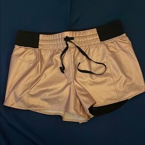 Calia by Carrie Stylish Pink and Black Athletic Shorts